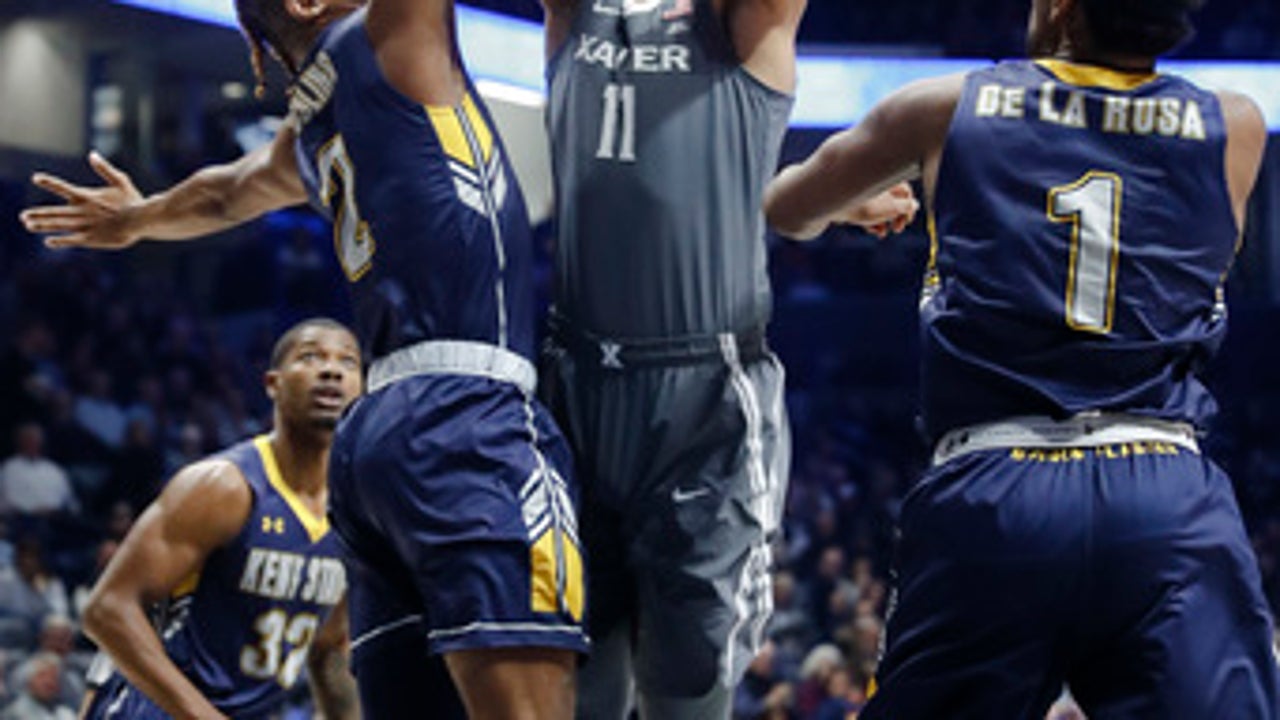Bluiett scores 26, No. 13 Xavier beats Kent State 96-70 (Dec 06, 2017)